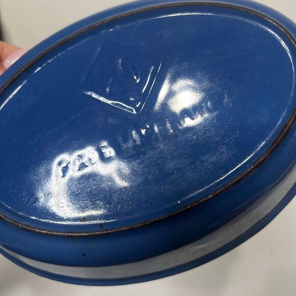 Le Creuset Blue Au Gratin Baker Baking Dish - Picture 8 of 8